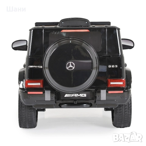 Акумулаторен джип Mercedes G63 черен металик , снимка 5 - Детски велосипеди, триколки и коли - 51615112