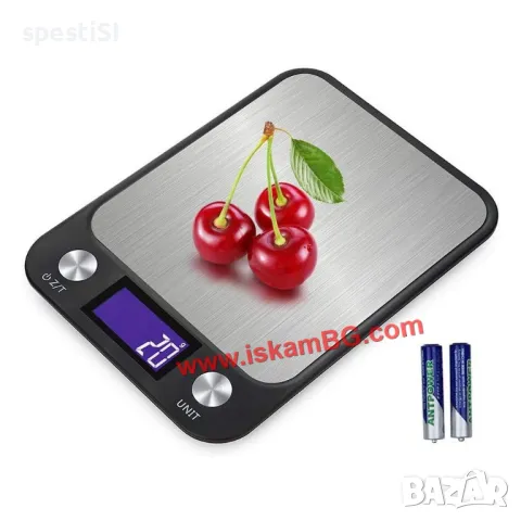 Многофункционална кухненска везна с дисплей до 5кг., снимка 4 - Електронни везни - 49485006