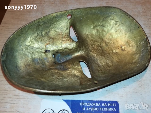 МАСКА МАСИВНА-МЕД МЕСИНГ ОТ ФРАНЦИЯ 1112212027, снимка 18 - Антикварни и старинни предмети - 35108264