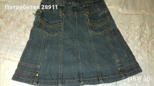 Дънкова пола, снимка 2 - Детски рокли и поли - 26408040