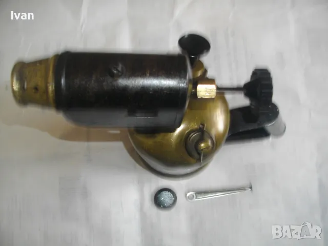 БЪЛГАРСКА СОЦ 1973г. БЕНЗИНОВА ГОРЕЛКА ХРОМ СИЛИСТРА ОТЛИЧНО СЪСТОЯНИЕ ПОЧТИ НОВА 1 ЛИТЪР С ИГЛА , снимка 9 - Други инструменти - 48235270