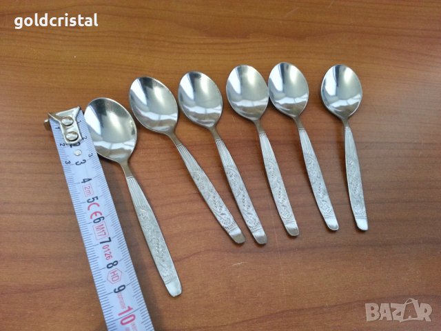 Руски лъжички за кафе , снимка 2 - Антикварни и старинни предмети - 36634468