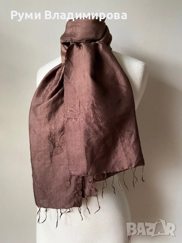 Копринен шал/ дълъг шал/ различни видове, снимка 14 - Шалове - 51339568