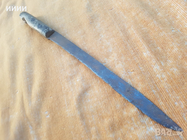 Ятагановиден хайдушки дълъг нож , снимка 3 - Антикварни и старинни предмети - 53259965