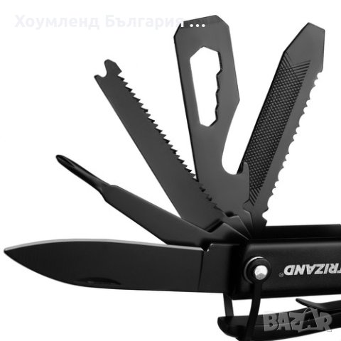 Джобен мултифункционален инструмент 17в1 с брадва и чукче, снимка 5 - Ножове - 43199658
