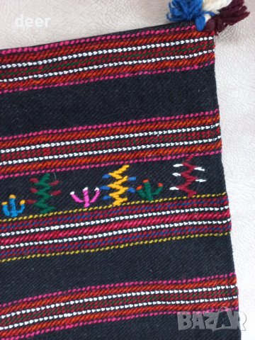 Битова, ръчно тъкана калъфка за възглавница, снимка 4 - Гоблени - 43263371