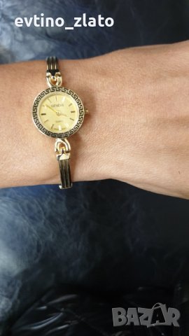 Златни дамски часовници  GENEVE - Au585-14K, снимка 6 - Дамски - 38142322