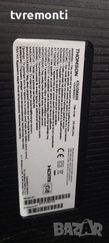 MAIN PCB 40-RT51KS-MPA2HG FOR Thomson 43UG6400., снимка 7 - Части и Платки - 36972474