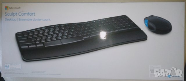 Microsoft Sculpt Comfort Desktop клавиатура и мишка, снимка 5 - Клавиатури и мишки - 38172094