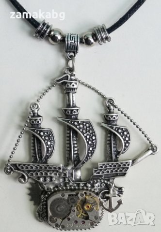 Уникален подарък колие медальон висулка стил steampunk, снимка 7 - Колиета, медальони, синджири - 35570949