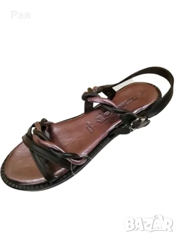 Tamaris Сандали 1-28148-26 Черен номер 42, снимка 12 - Сандали - 49300140