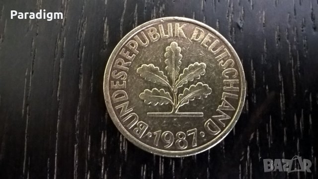 Монета - Германия - 10 пфенига | 1987г.; серия J, снимка 2 - Нумизматика и бонистика - 27872249