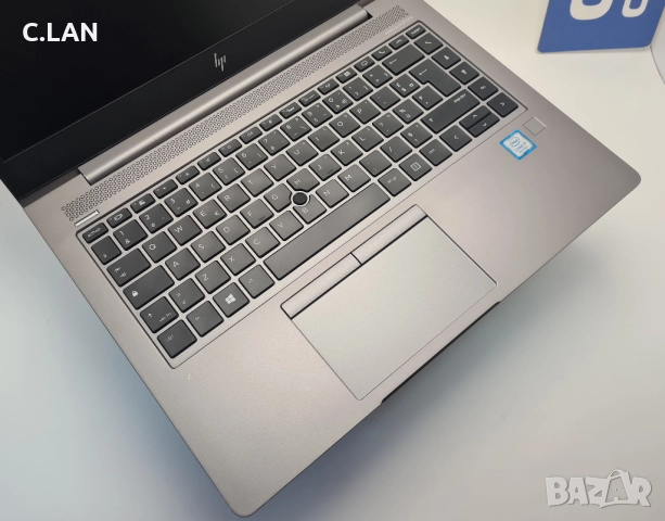 HP ZBook 14u G5 i7 8659U/16GB/512SSD/Radeon Pro WX3100/FHD/Подсветка, снимка 8 - Лаптопи за работа - 52685744