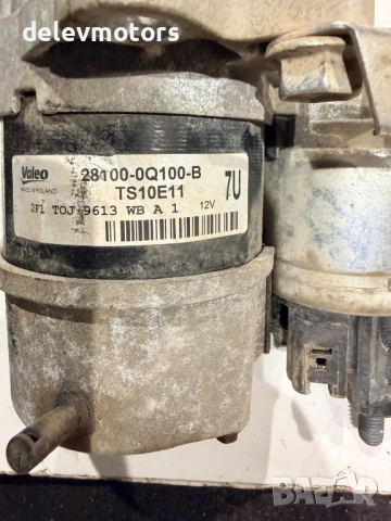 28100-0Q100-B стартер от Toyota Aygo 1.0 VVTI, двигател 1KR-FE, 2022, 72 кс., 5 ск., 27 000 km., снимка 5 - Части - 52486352