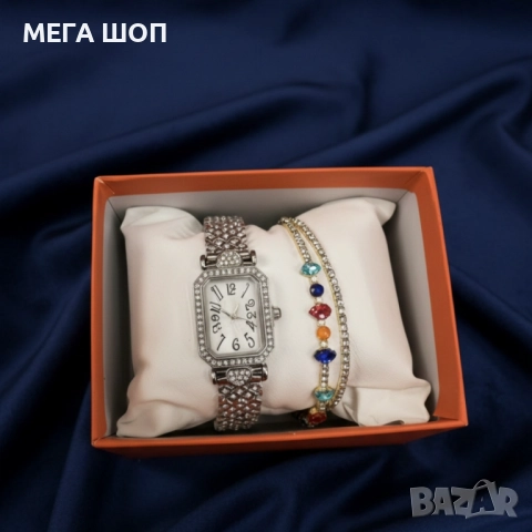 Часовник и гривни в комплект – завършена визия без усилие