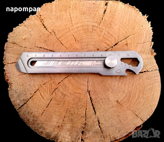 7 в 1 Мултифункционален Метален Макетен Нож от Неръждаема Стомана, снимка 2 - Други инструменти - 48356100