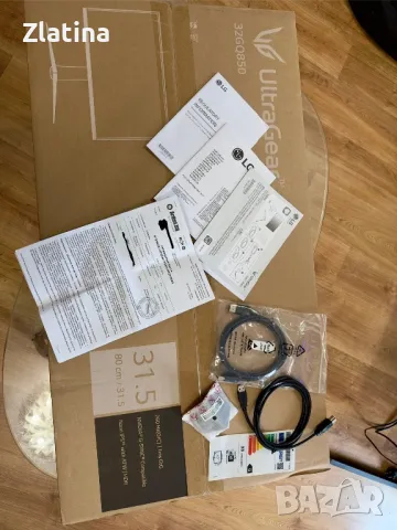 Монитор LG 31.5 UltraGear - 32GQ850-B, снимка 3 - Монитори - 49151537