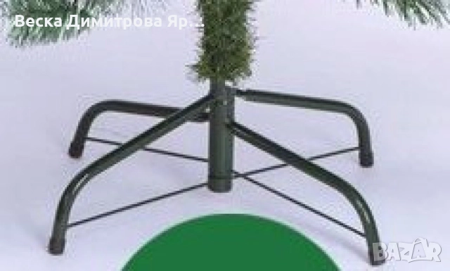 Изкуствено борче/елха със заскрежени иглички, снимка 9 - Декорация за дома - 52262717