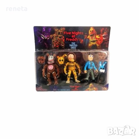 Комплект играчки,  Five Nights at Freddy’s, 3 фигури, Пластмасови