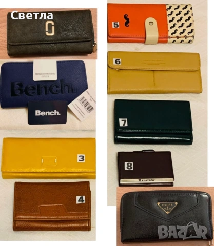 Портмоне на английската марка Bench.Нов с етикет,19/10/3см. Други портфейли - общо 9 броя, снимка 4 - Портфейли, портмонета - 48217149