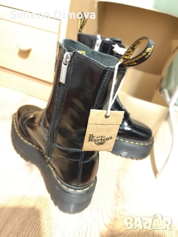 Боти Dr. Martens естествена кожа, снимка 2 - Дамски боти - 52134278