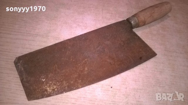 поръчан-стар сатър/нож=27х9см, снимка 3 - Колекции - 26289085