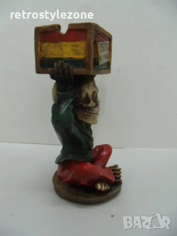 № 7750 стара фигура - LIBERTAD PARA MARIA  - полирезин   - височина 14,5 см , снимка 5 - Други ценни предмети - 47856281