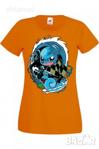 Дамска тениска Pokemon Squirtle,Анимация,игра,Празник,Повод., снимка 9 - Тениски - 38073796