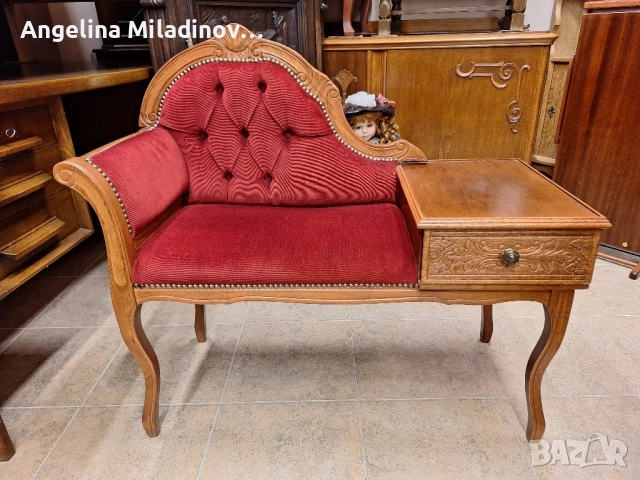 Винтидж телефонна пейка Луи XIV  