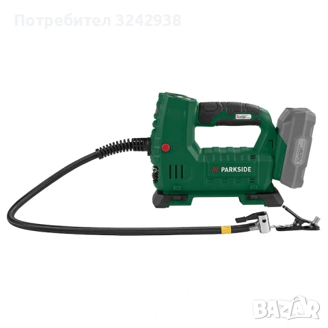 Акумулаторен компресор Парксайд 20v,чисто нов неразпечатан!, снимка 6 - Компресори - 53079080