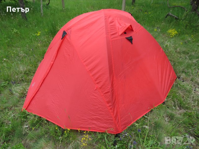 Продавам ново червено покривало за двуместна палатка с 4000 мм воден стълб и лепени шевове, снимка 2 - Палатки - 29015972