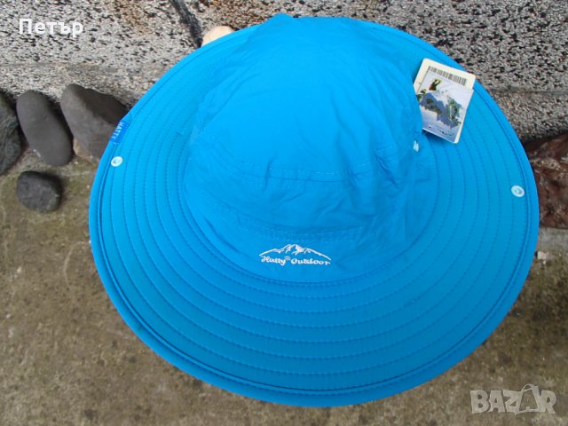 Продавам нова лека лятна бързосъхнеща шапка с голяма периферия и UV защита, снимка 5 - Шапки - 28033531
