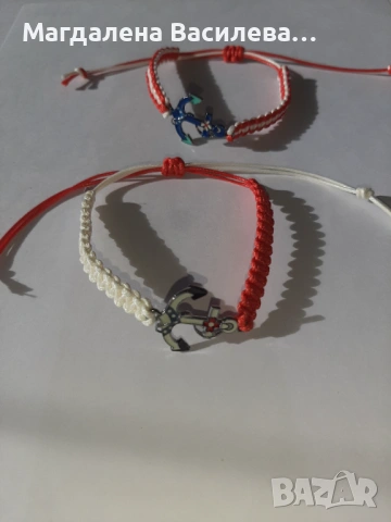 Плетени гривни -Мартеници, снимка 14 - Гривни - 53117914