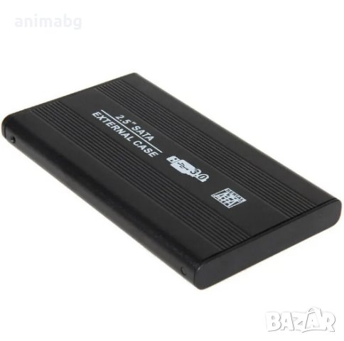 ANIMABG Кутия за преносим хард диск HDD SSD 2.5 SATA с USB 3.0 връзка към PC компютър лаптоп Laptop , снимка 1 - Захранвания и кутии - 44083736