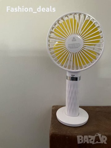 Нов Преносим вентилатор за дом, офис, пътуване къмпинг с USB Акумулаторен , снимка 7 - Друга електроника - 40844816