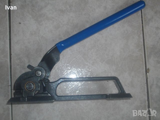 Ръчен Чембер За Метални Ленти 18-25мм-Индустриален Промишлен-Made in USA-MIP 1300-Почти Нов-Отличен, снимка 16 - Други инструменти - 43426019