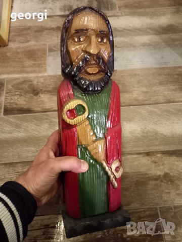 дърворезбована кутия за вино монах уникат   13/2, снимка 9 - Декорация за дома - 44845153