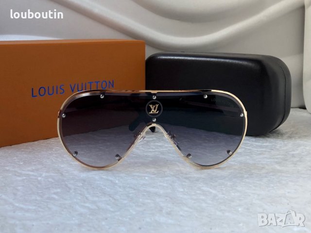 Louis Vuitton Mъжки слънчеви очила маска висок клас, снимка 4 - Слънчеви и диоптрични очила - 39123065