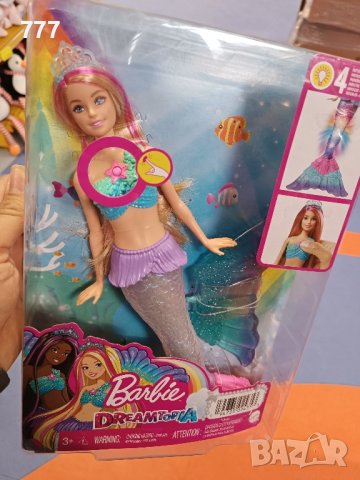 Barbie светеща русалка