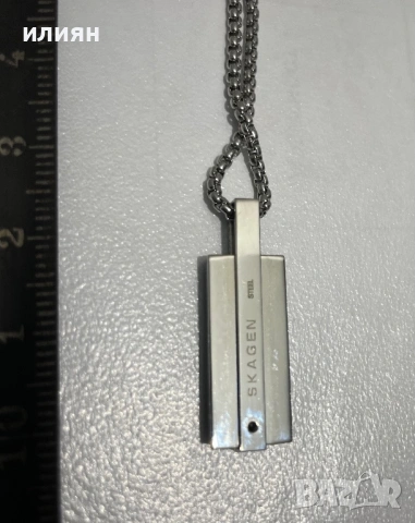 Колие .Синджир. Висулка. skagen  Denmark, снимка 3 - Колиета, медальони, синджири - 53244059