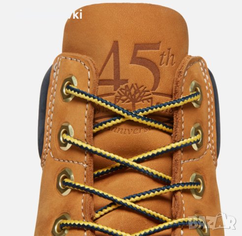 НАМАЛЕНИЕ!!! Мъжки зимни обувки Timberland 45th Premium Waterproof Горчица №47.5, снимка 6 - Мъжки боти - 43481525