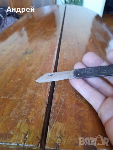 Стар джобен нож,ножче,ножка #23, снимка 4 - Други ценни предмети - 38550715