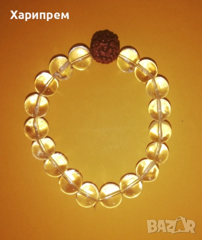 Гривни с рудракши и кристали, снимка 9 - Гривни - 52793669