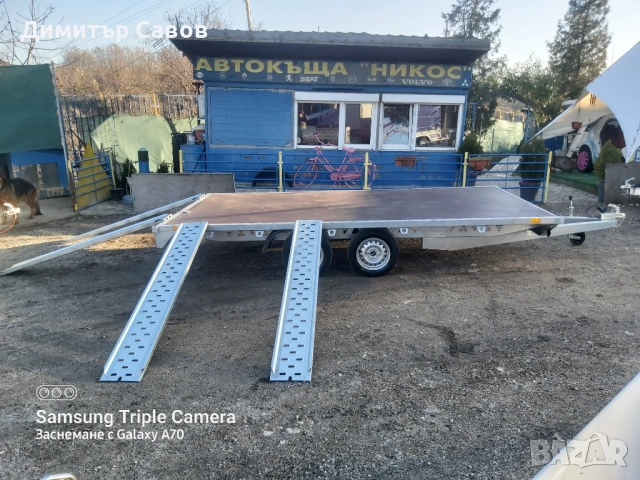 REPO FLAT 4.10 x 2.10м. за мотори, АТV/UTV до 750кg., снимка 10 - Ремаркета - 53465993