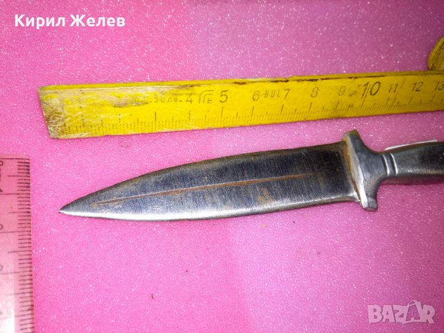 СТАРИННА КРАСИВА ЗДРАВА МАЛКА ЕРГЕНСКА КАМА МАЙСТОРСКА РЪЧНА ИЗРАБОТКА За КОЛЕКЦИЯ НОЖ НОЖЧЕ 38424, снимка 2 - Колекции - 44035755