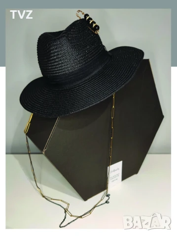 Летни шапки черна, бяла, розова, бежова , снимка 5 - Шапки - 50869633