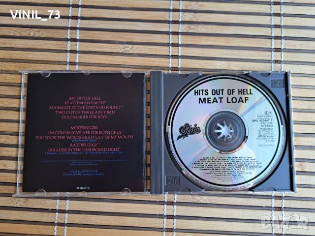 Meat Loaf – Hits Out Of Hell, снимка 2 - CD дискове - 50952575