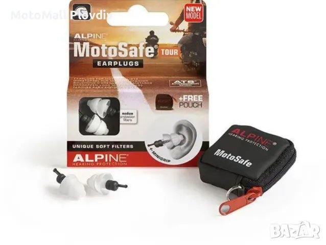 Alpine тапи за уши motosafe race мото тапи шум мотор, снимка 8 - Аксесоари и консумативи - 49243925