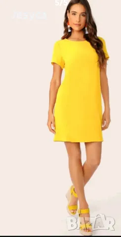 Лятна жълта рокля, снимка 2 - Рокли - 47748064