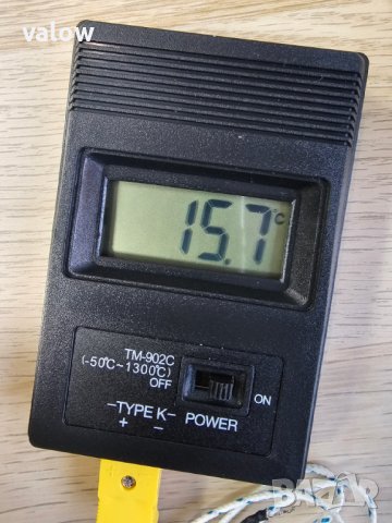 Цифров промишлен термометър със сонда -50 - 1300 'C, снимка 2 - Други инструменти - 44037085
